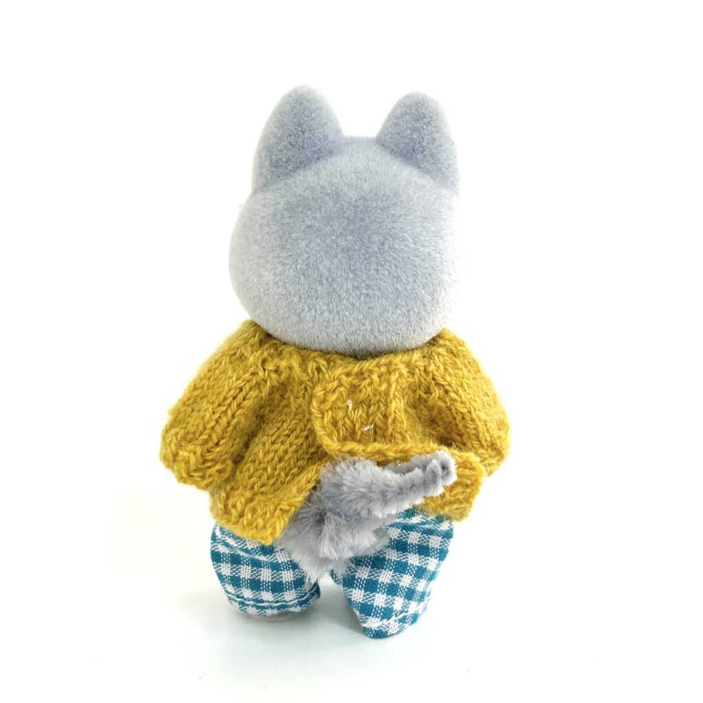 Yellow Cat Sweater Handmade