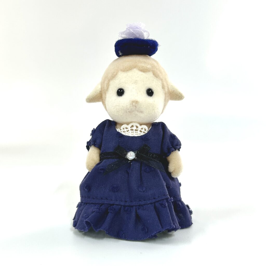 Mother Classical Dress Set Navy Mayumi Handmade