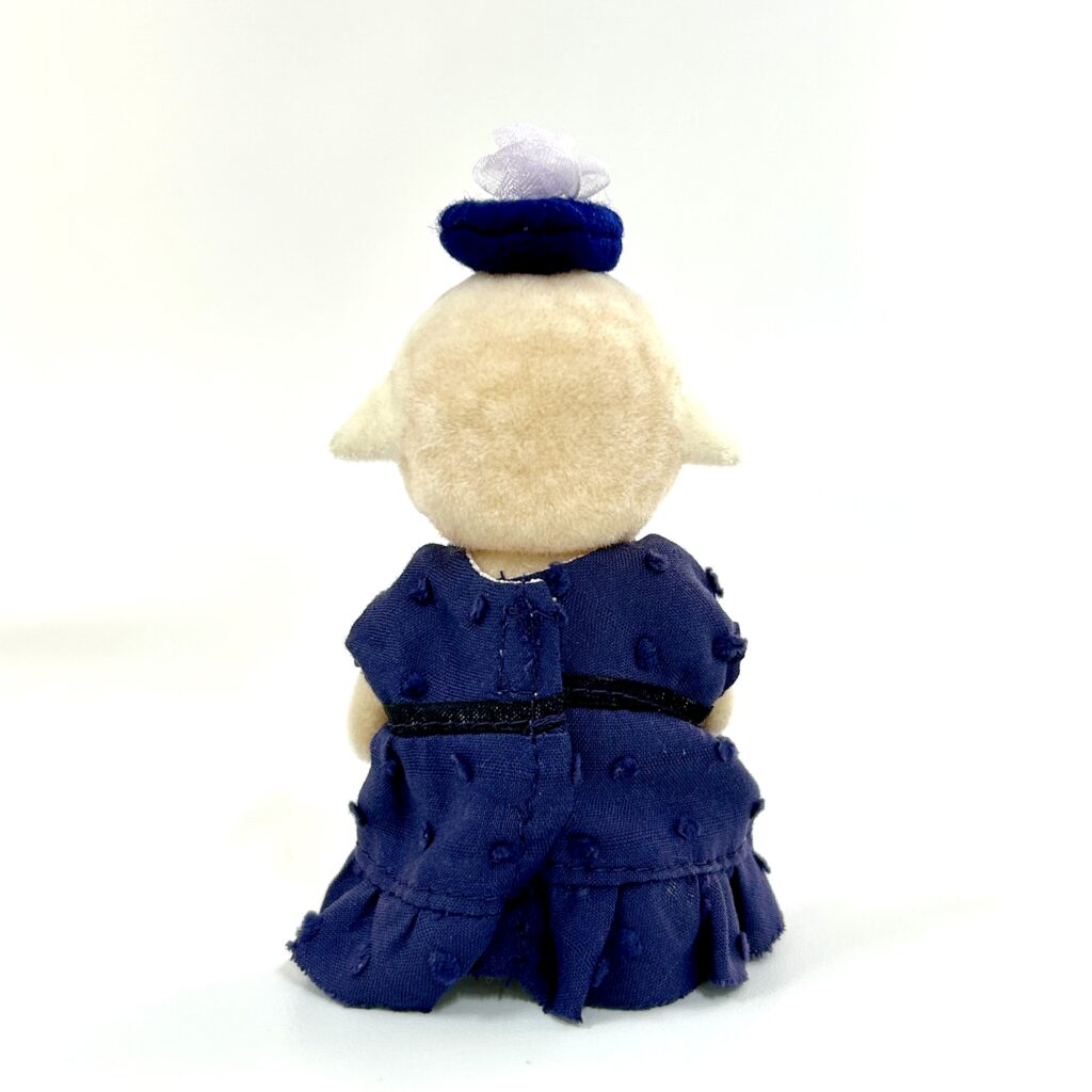 Mother Classical Dress Set Navy Mayumi Handmade
