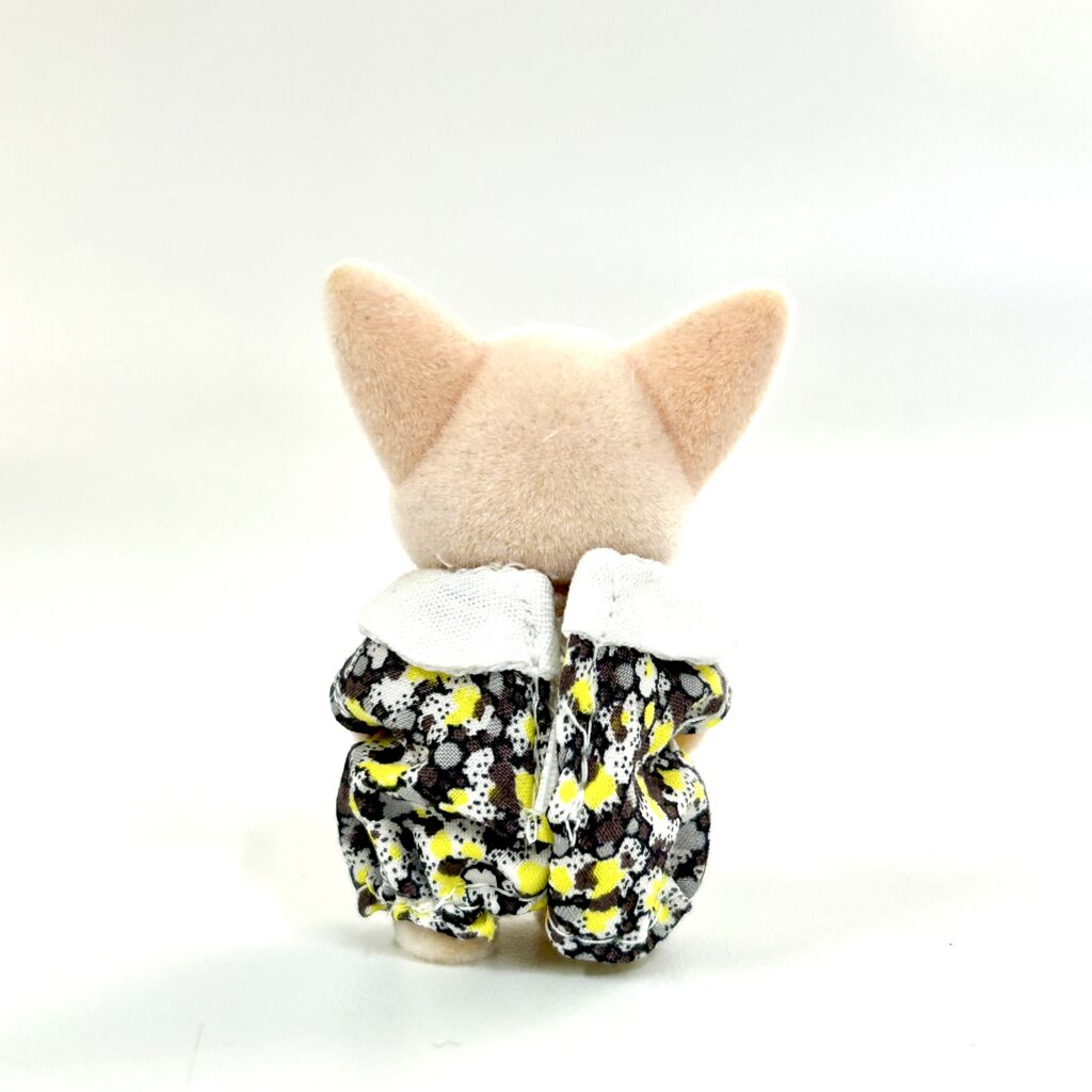Liberty Print Baby Romper Yellow Mayumi Handmade
