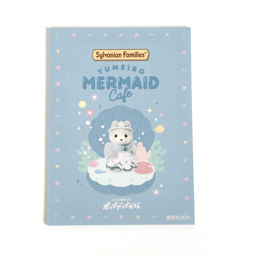Yumeiro Mermaid Cafe Memo Pad Husky Baby Sylvanian Families Calico Critters