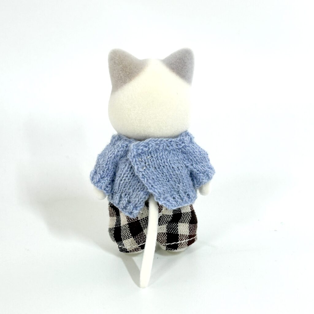 Cat Day Sweater Set Calico Cat Handmade