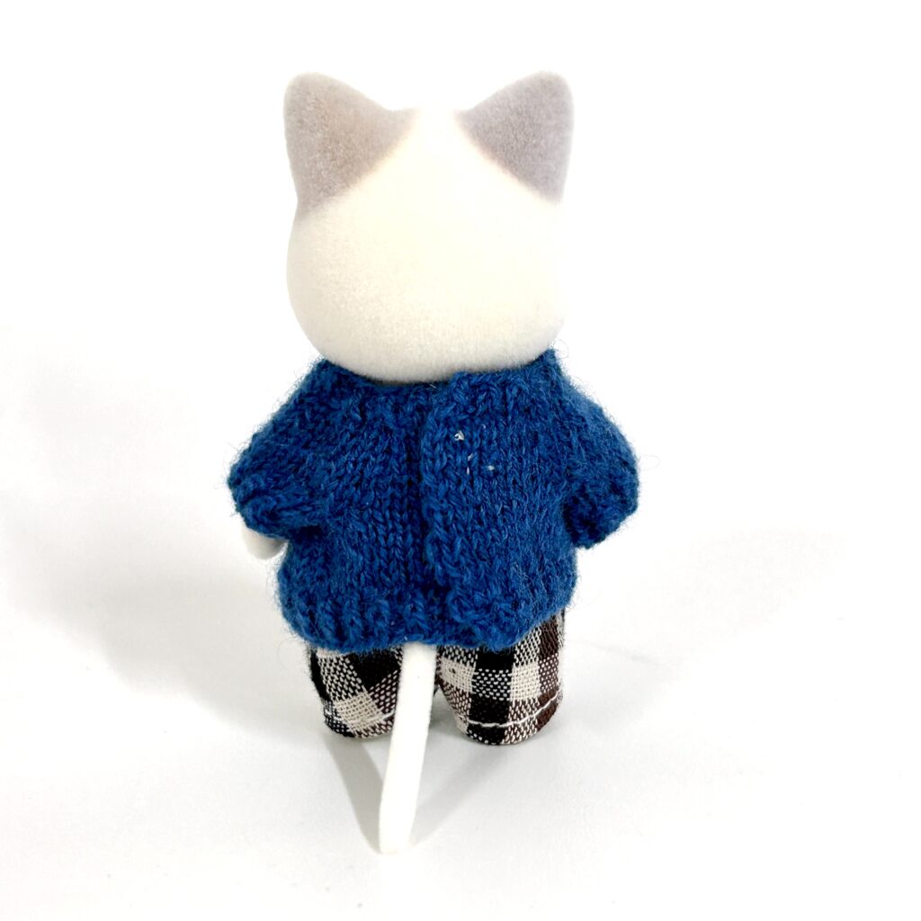 Cat Day Sweater Set Orange Cat Handmade