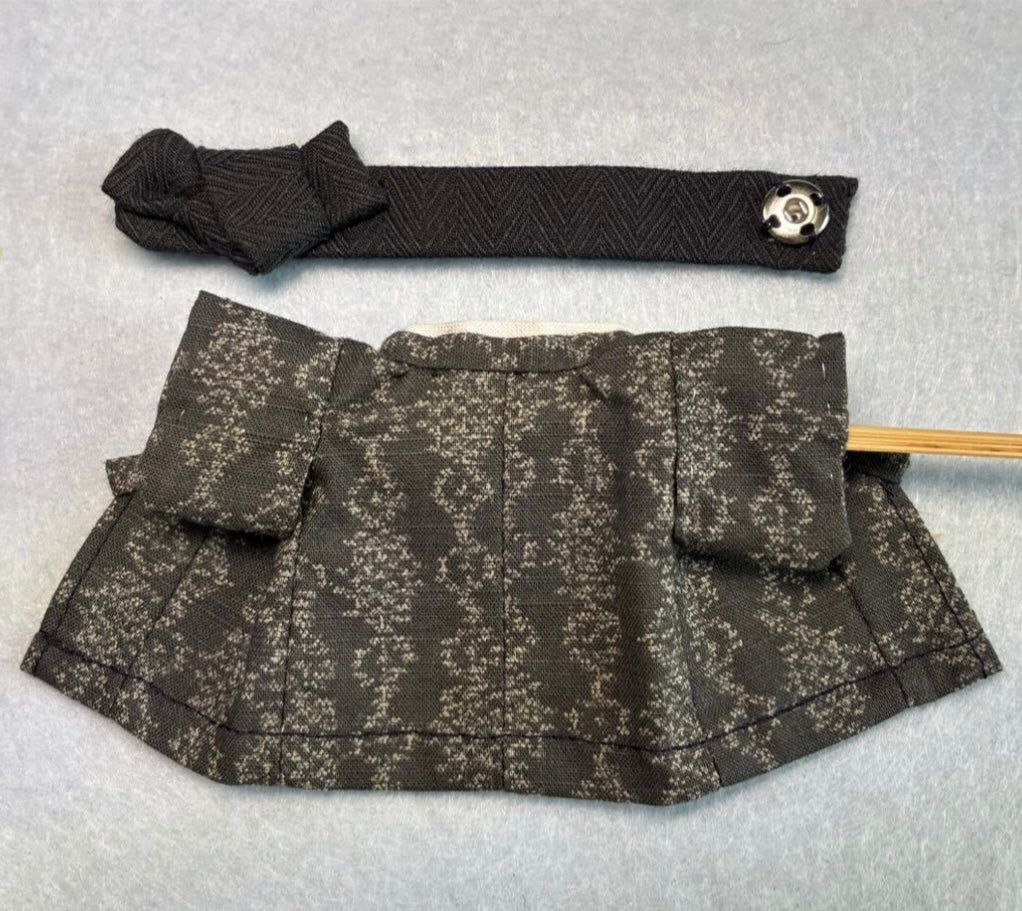 Handmade Black Kimono for Big Brother Handmade