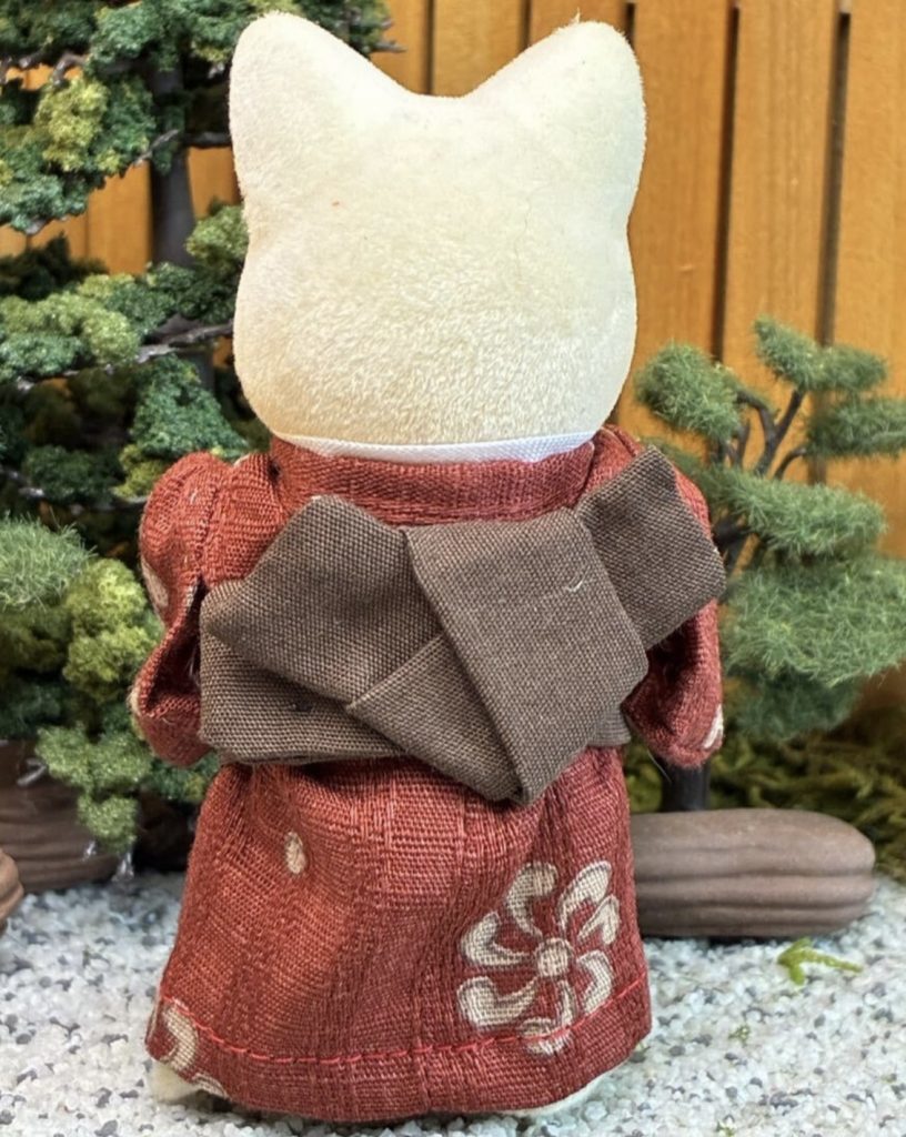 Kimono rouge foncé fait main pour père fait main