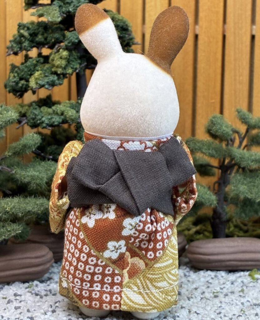 Kimono jaune fait main pour grand frère fait main