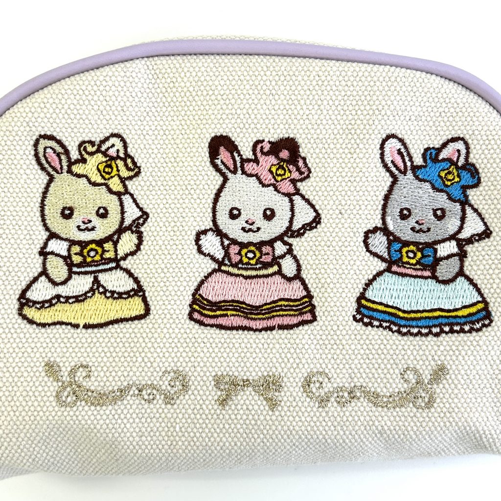 Sagara Embroidered Pouch Excellent Dress Up 40th Anniversary 2025 Sylvanian Families Calico Critters