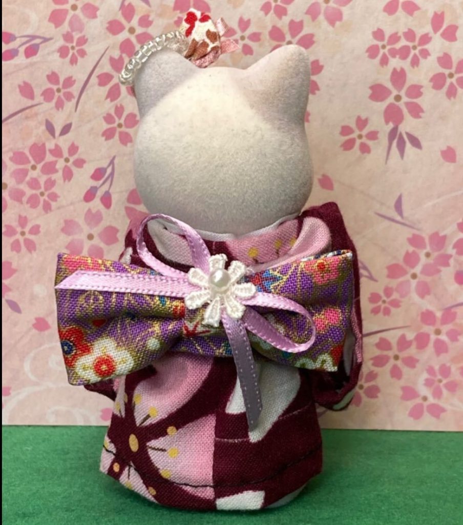 HANDMADE PINK PURPLE KIMONO FOR MOTHER Does not apply