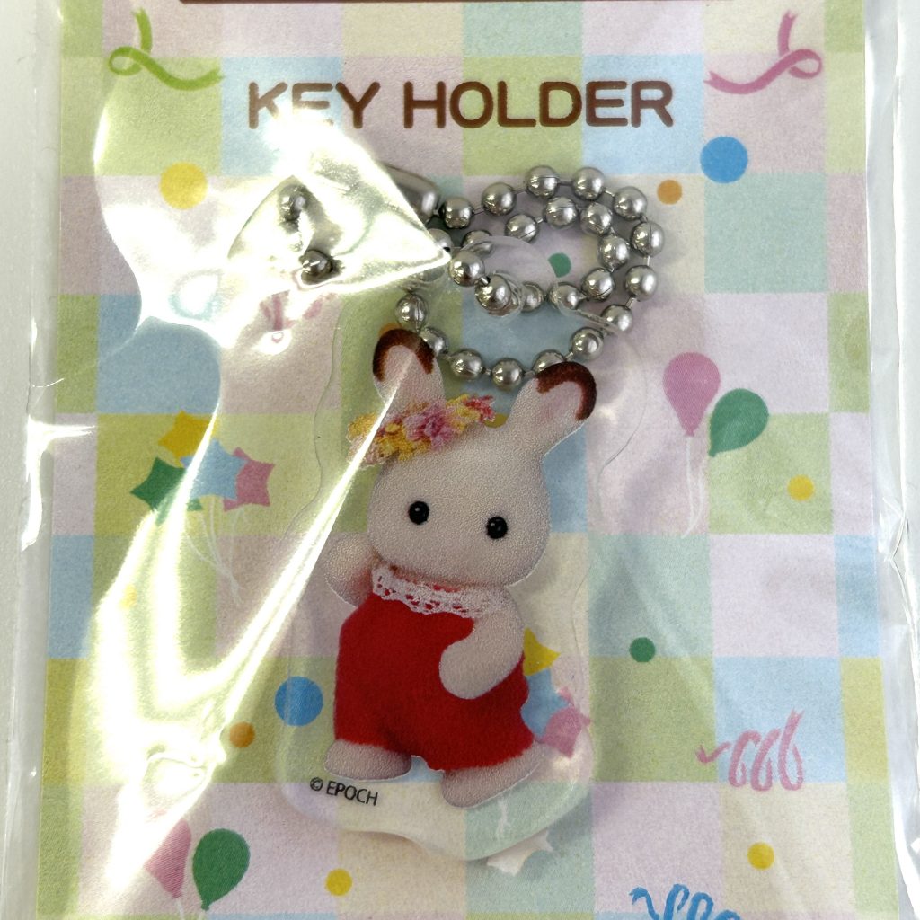 Key Chain Acrylic Die-cut Key Holder Chocolate Rabbit Baby 40th Anniversary 2025 Sylvanian Families Calico Critters