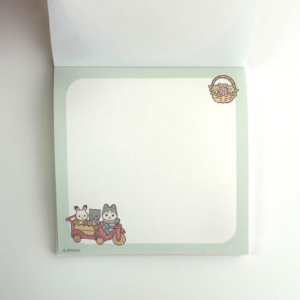 Memo Pad 40th Anniversary 2025 Sylvanian Families Calico Critters
