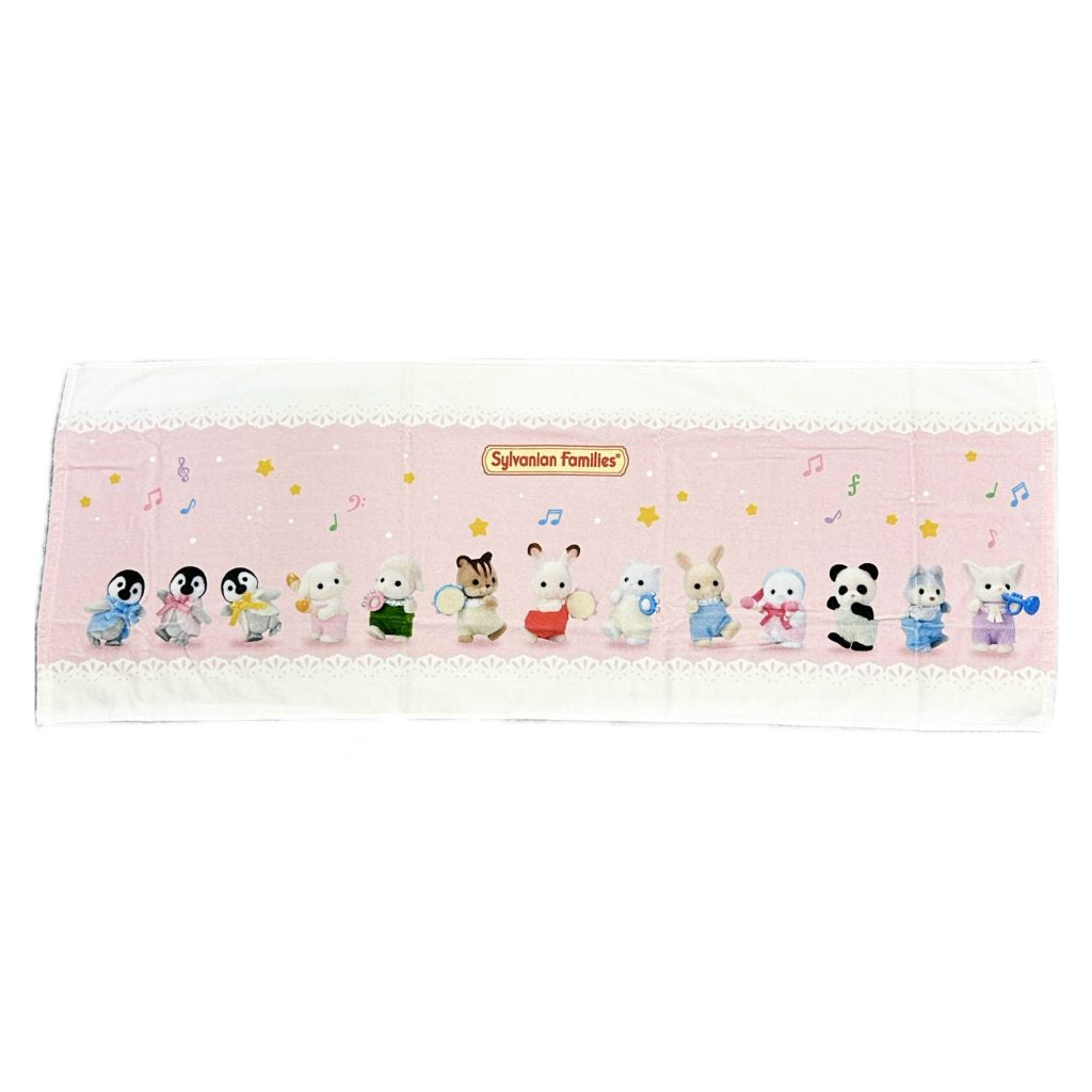 Big Face Towel 40th Anniversary Sylvanian Families Calico Critters