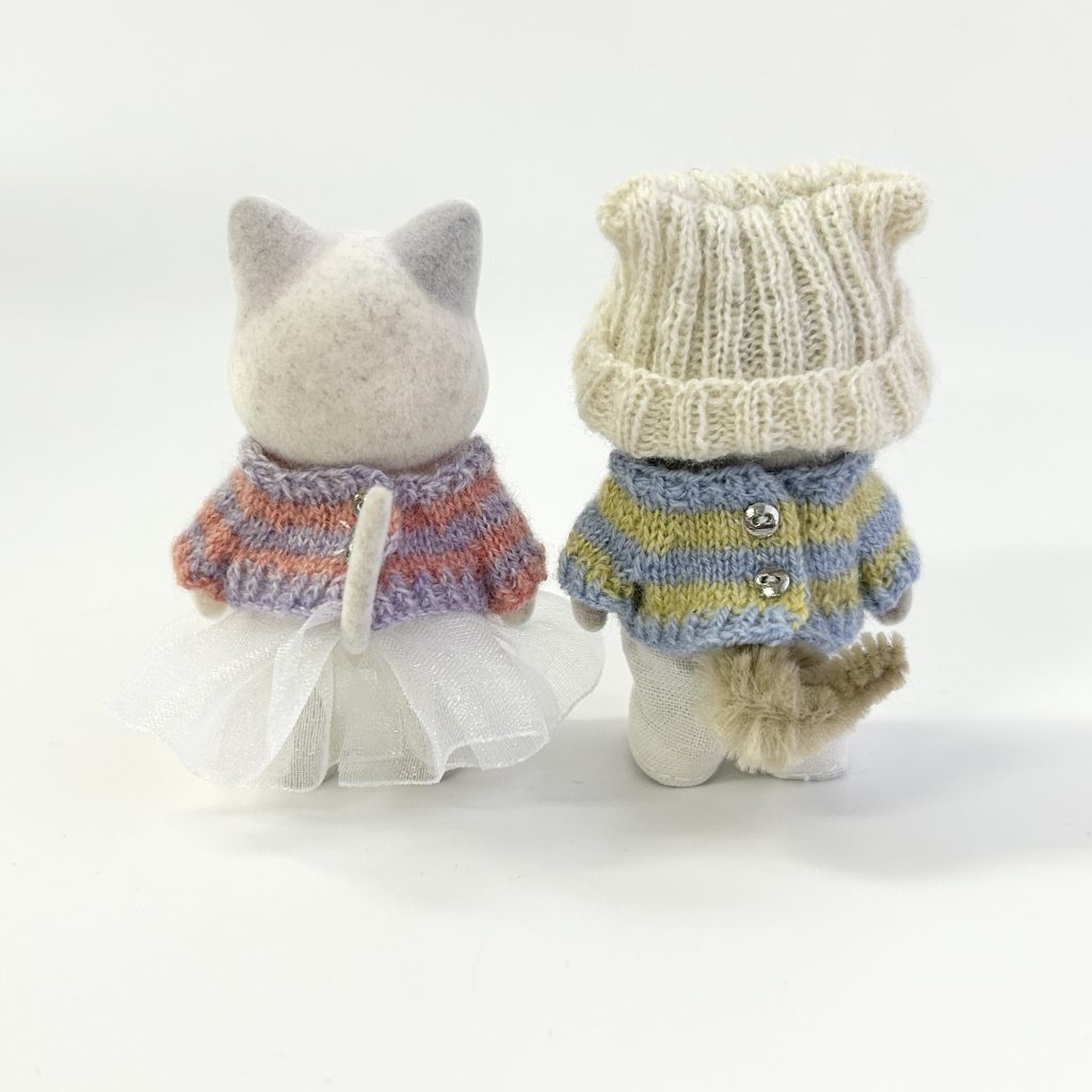 Striped Sweater Set Handmade