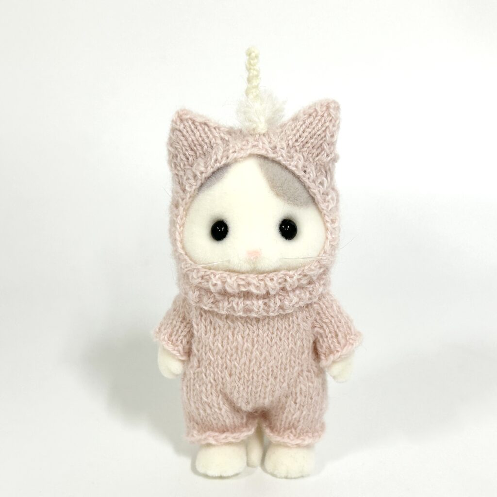 Knitted Unicorn Costume Hanodmade