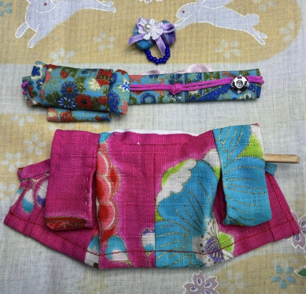 Handmade Pinku Floral Kimono for Mother Handmade