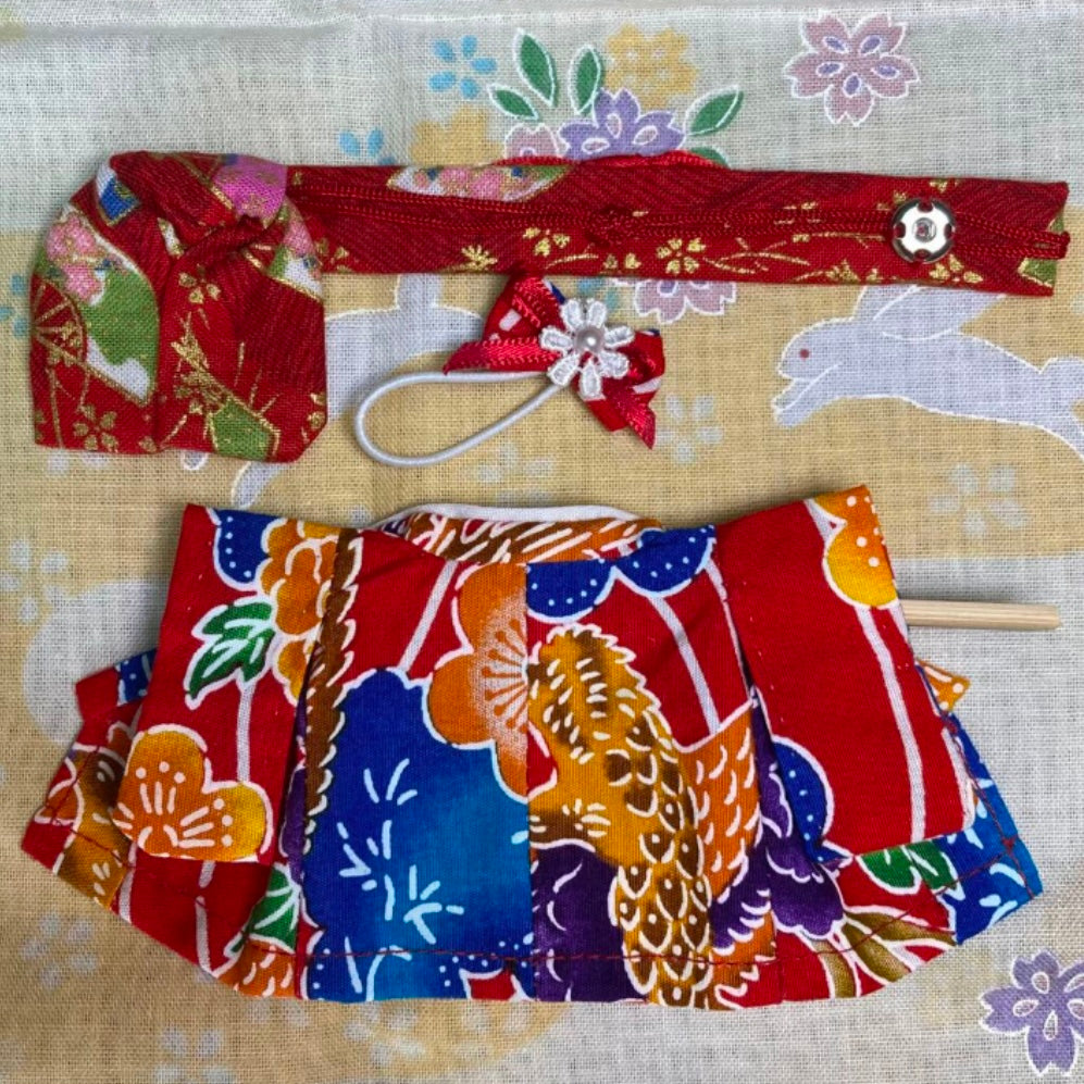 HANDMADE RED KIMONO FOR PINGUIN MOTHER Epoch Does not apply