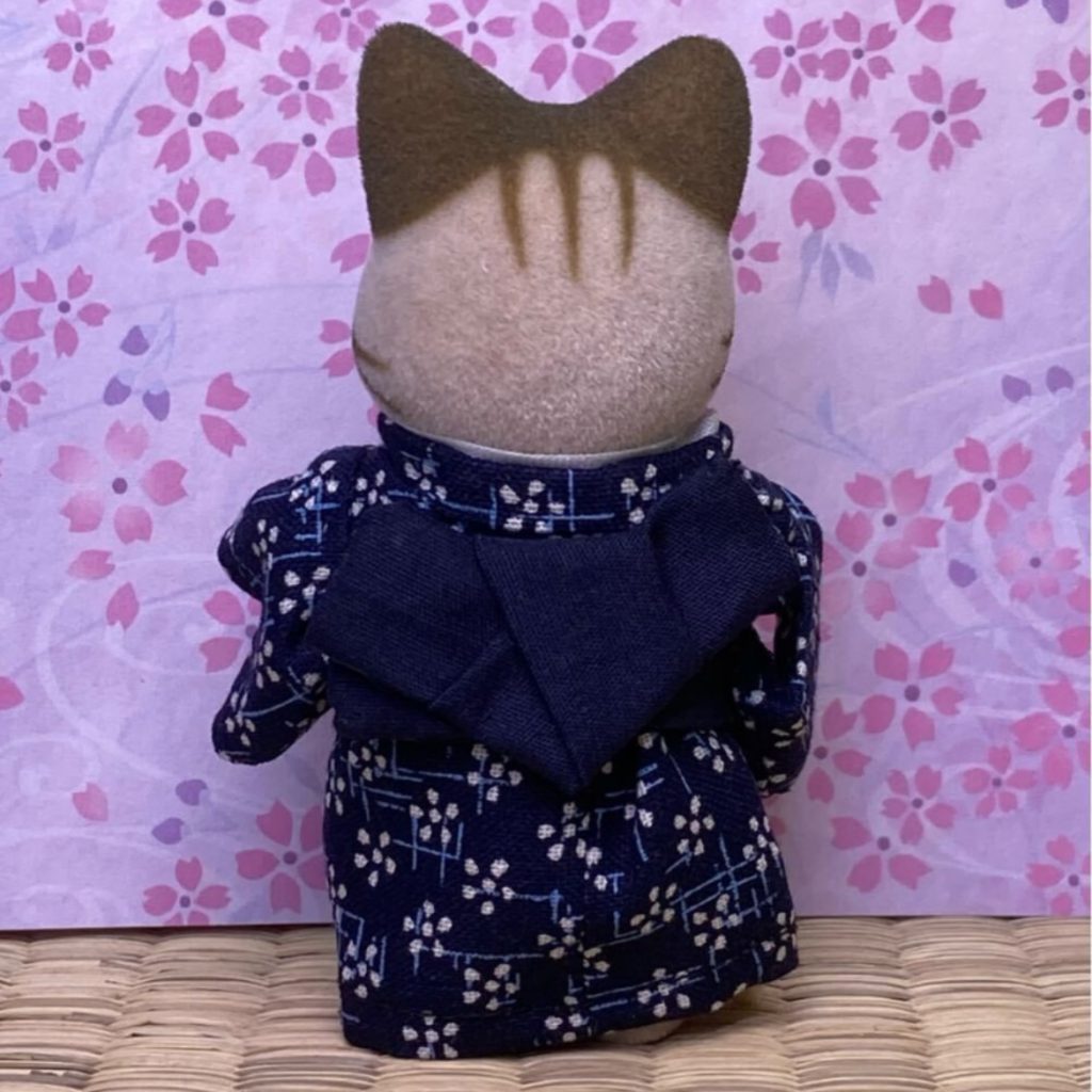 HANDMADE NAVY KIMONO FOR FATHER Does not apply