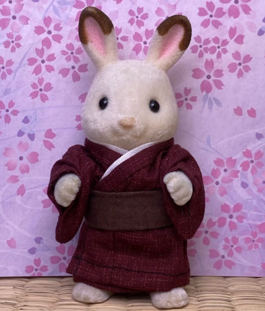 KIMONO FAIT MAIN BORDEAUX FONCÉ POUR PÈRE Ne s'applique pas