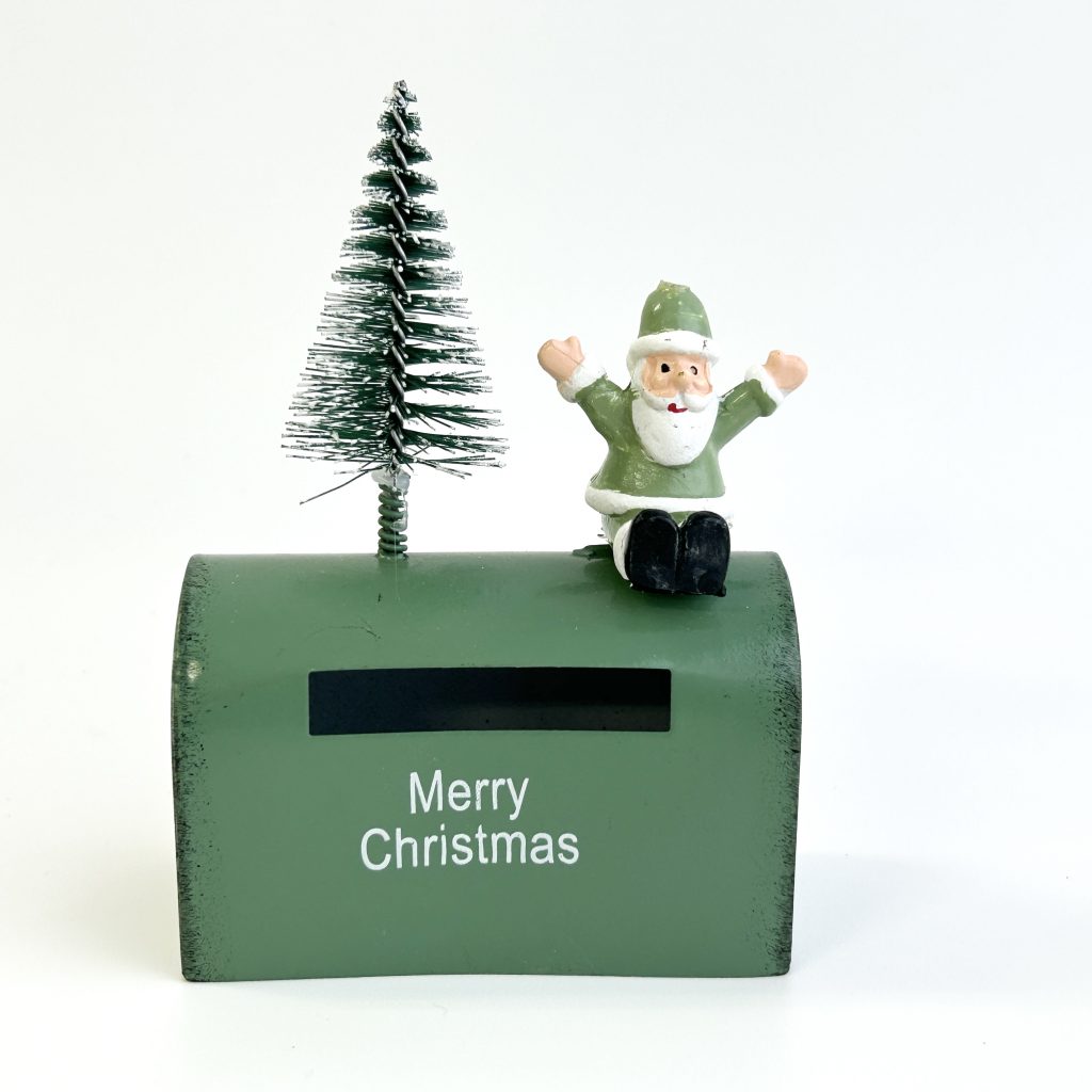 Boîte aux lettres du Père Noël verte Cuisine naturelle