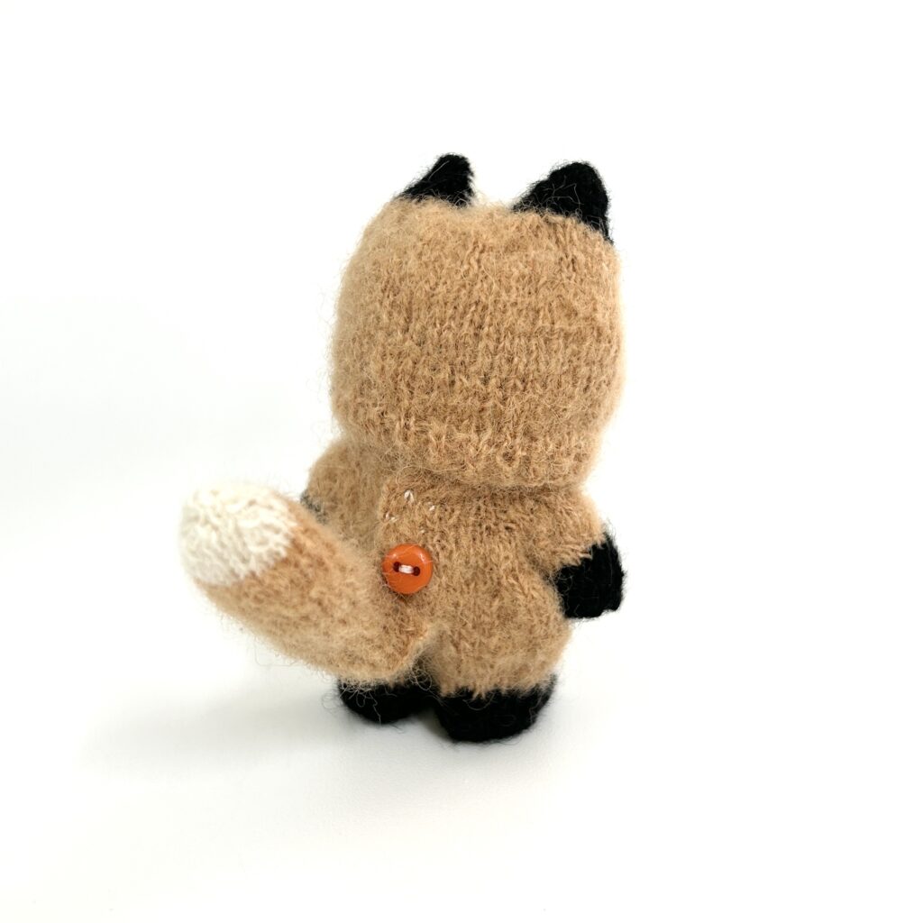 Knitted Fox Costume Handmade