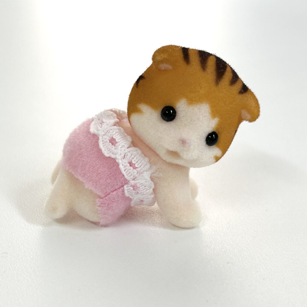 Crawling Maple Cat Baby for Workshop Sylvanian Families Calico Critters