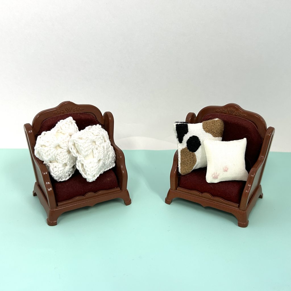 HANDMADE CALICO CAT CUSHION 4P set Japan Does not apply