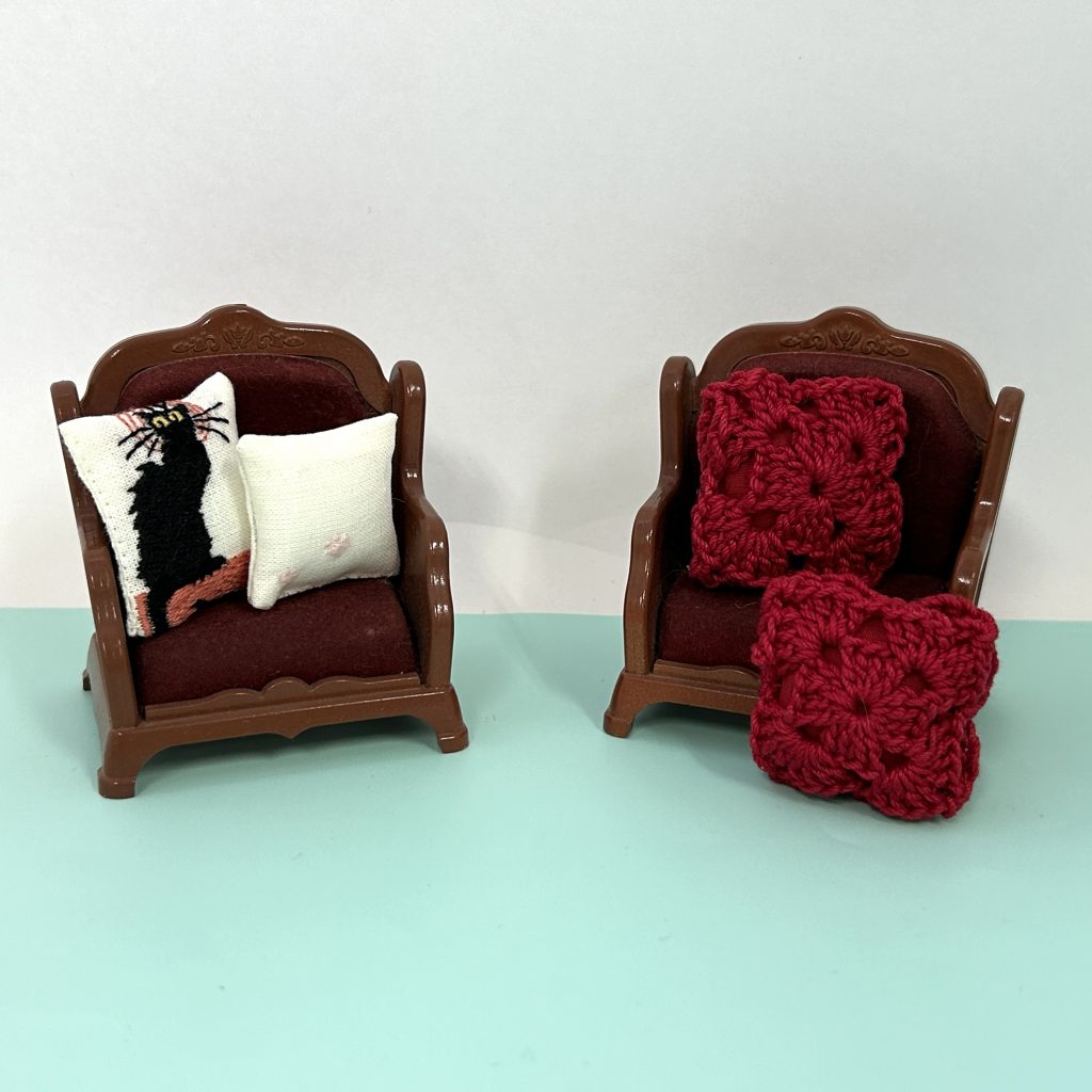 HANDMADE BLACK CAT CUSHION 4P set Japan Does not apply