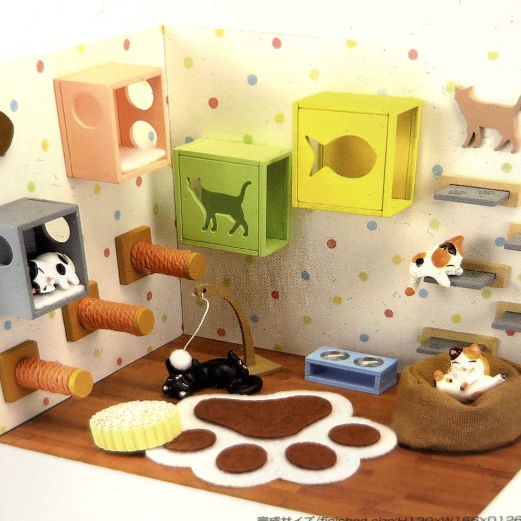 Nano Room Cat Room Set Handmade Miniture Furniture Kit KAWADA