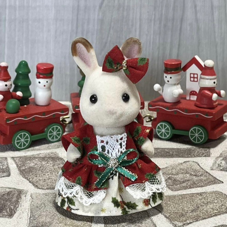 HANDMADE CHRISTMAS DRESS FOR GIRL Epoch Japan Does not apply