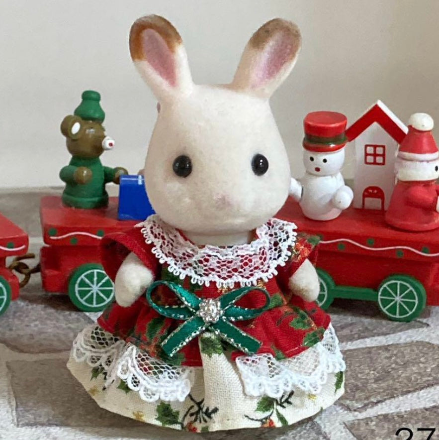 HANDMADE CHRISTMAS DRESS FOR GIRL Epoch Japan Does not apply