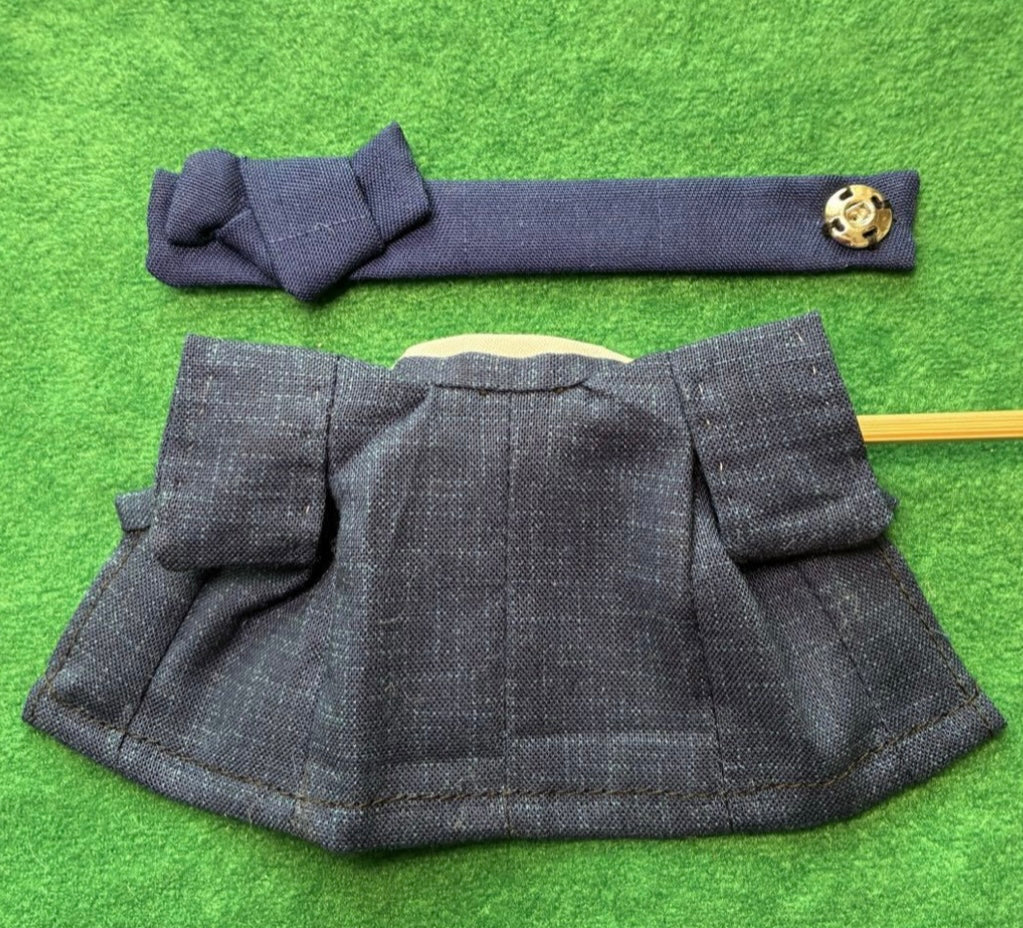 Kimono fait main pour Grand Frère Bleu Marine fait main