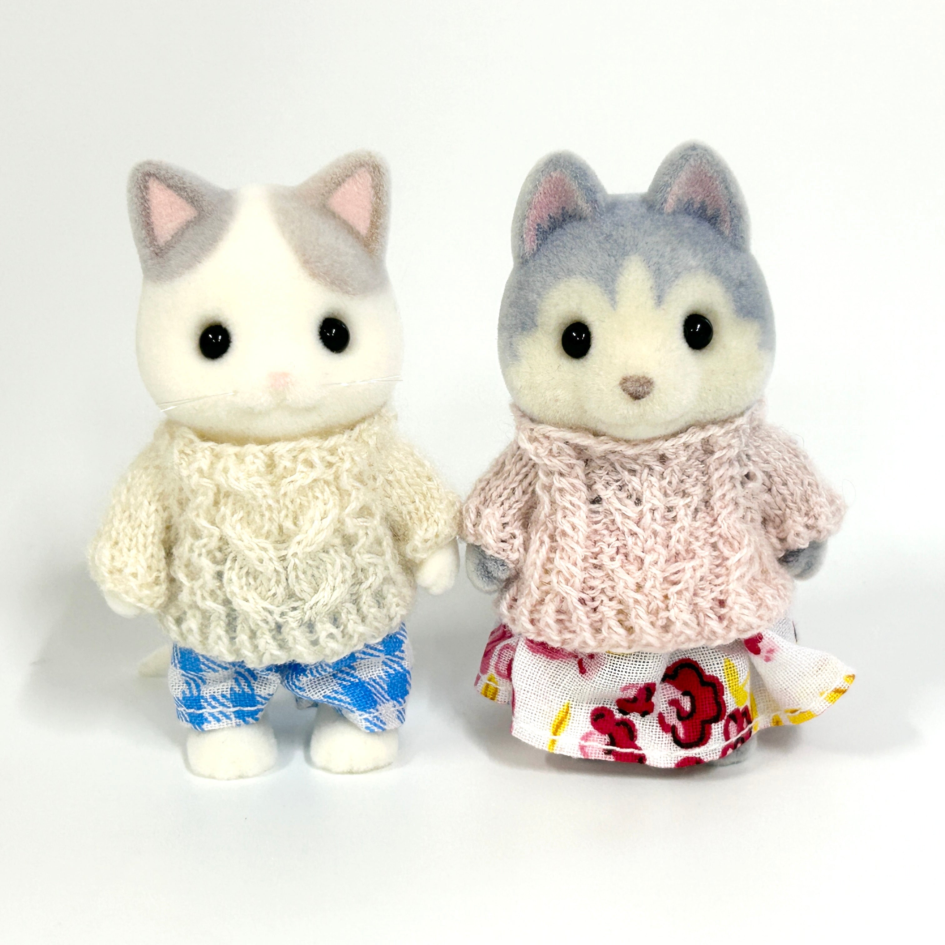 Cable Knit Sweater Set of 2 B Handmade