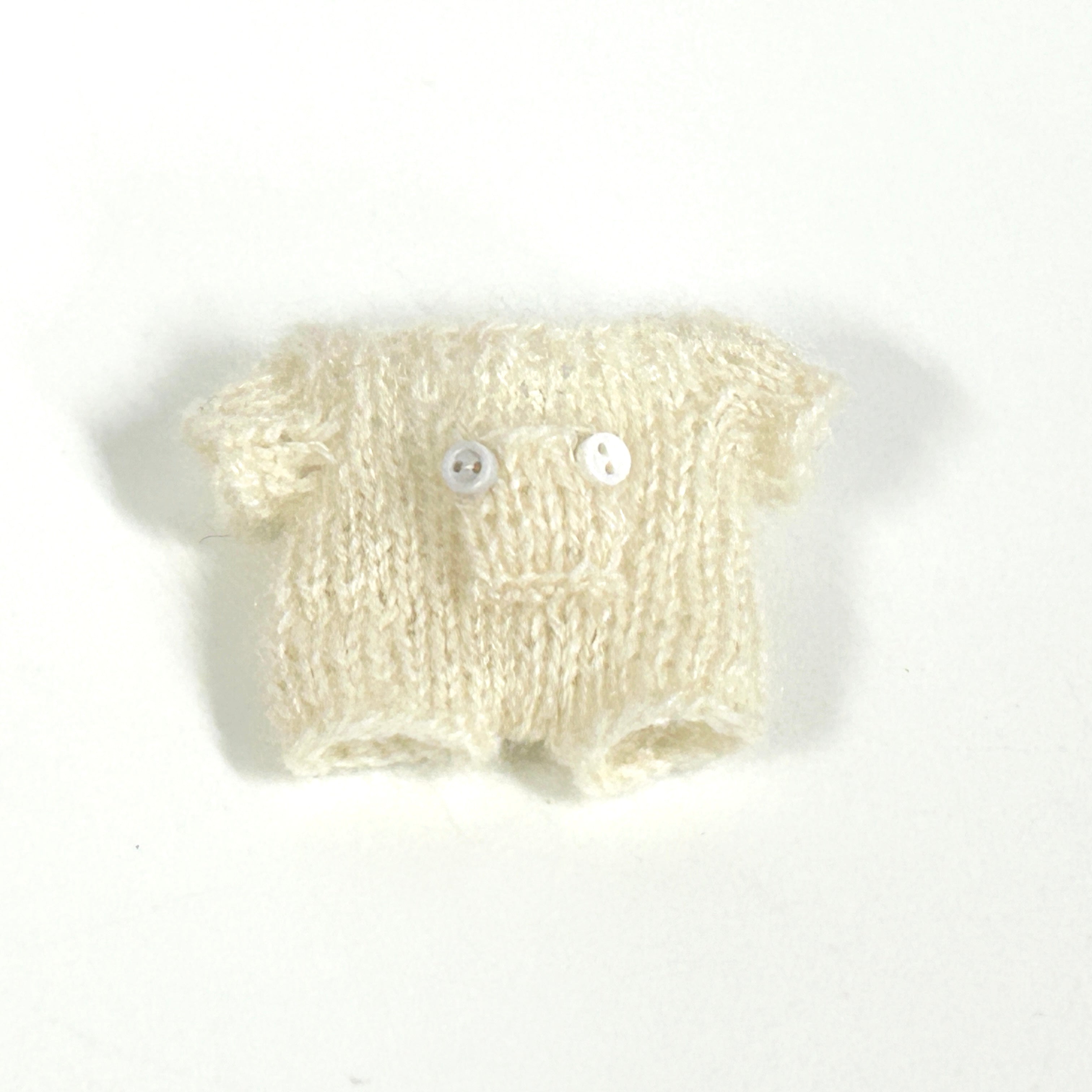 Knitted Union Suit - Baby Size Handmade