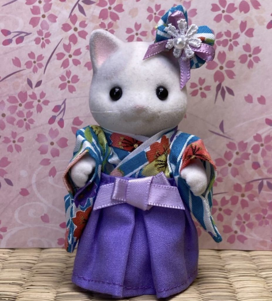 HANDMADE PURPLE HAKAMA FOR MOTHER Does not apply