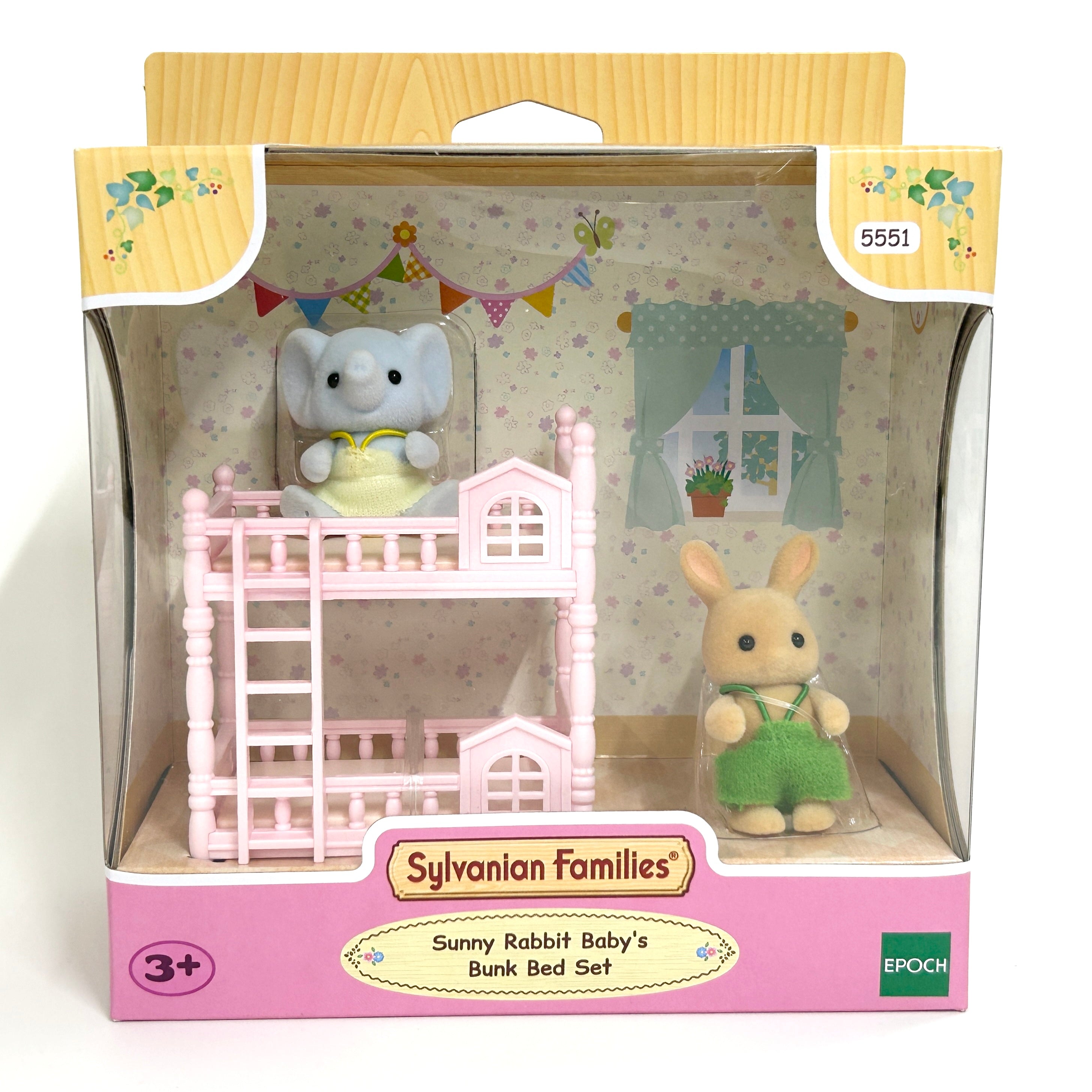 Sunny Rabbit Baby's Bunk Bed Set 5551 Sylvanian Families Calico Critters