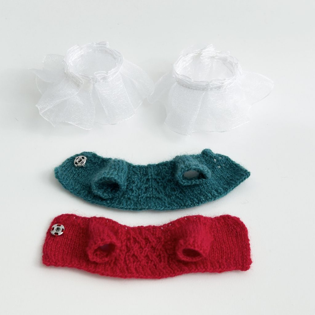 Handmade Sweater Set Red Green Handmade