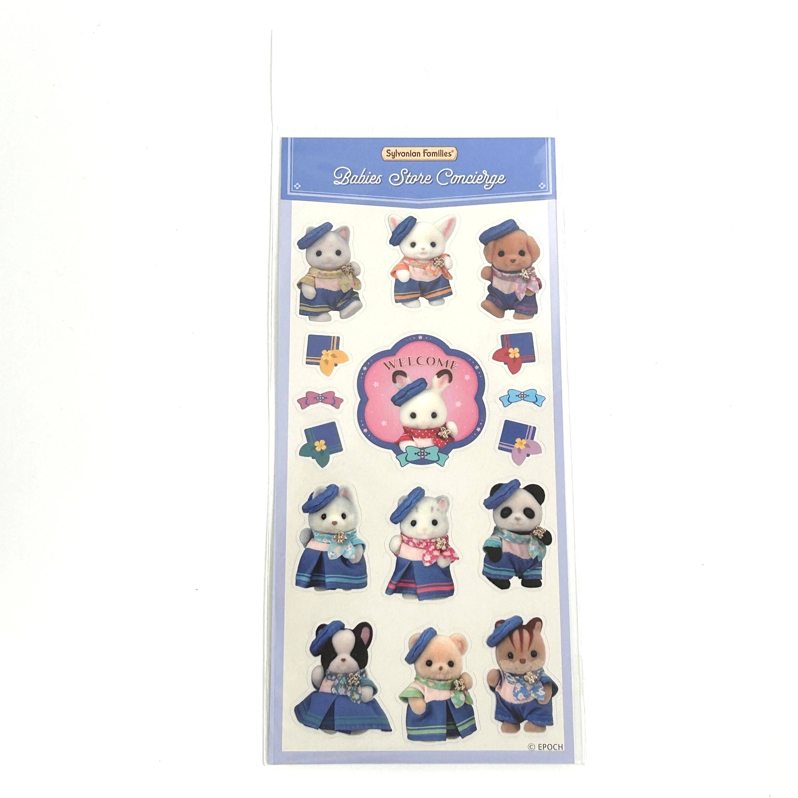 Babies Store Concierge Clear Sticker Sylvanian Families Calico Critters