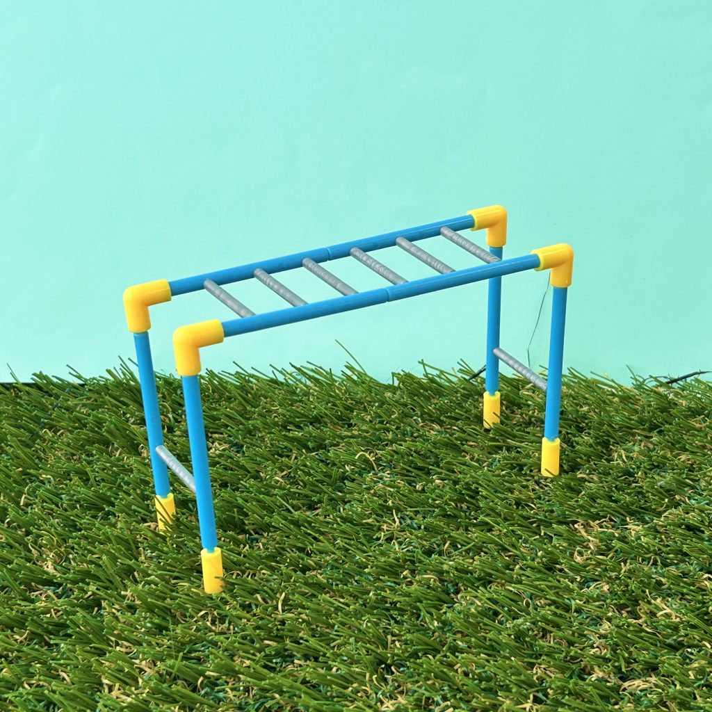 Equipo de Juego en Miniatura para Cápsulas Juguete Barras de Mono 2025 Línea Directa