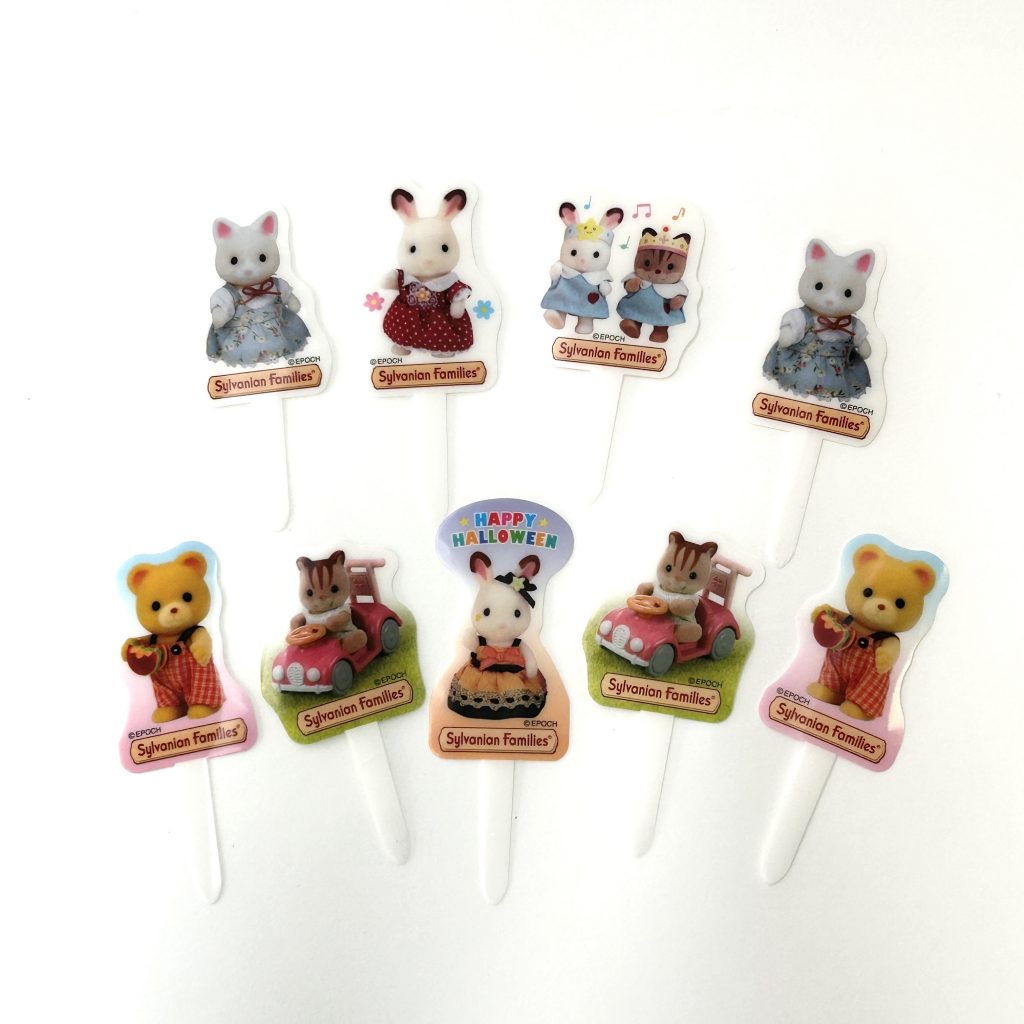 JUEGO DE PÚAS DE PLÁSTICO Epoch Japan Sylvanian Families