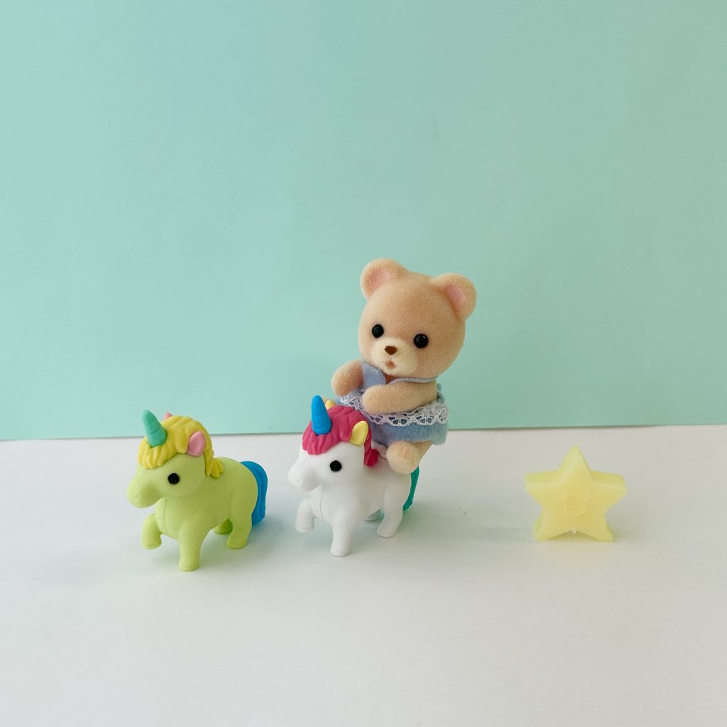 Gomme Puzzle Unique Licorne 2 DAISO