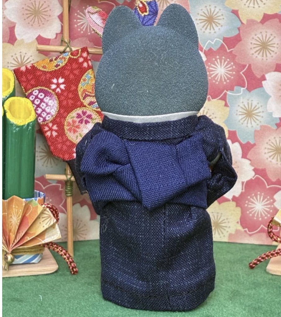 Handmade Kimono for Big Brother Navy Handmade