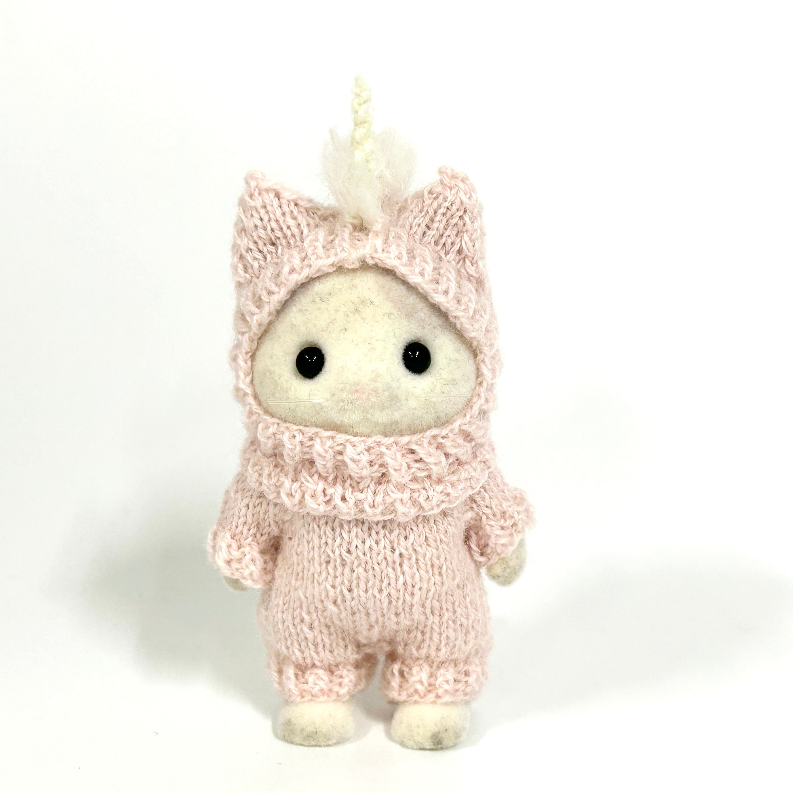 Knitted Unicorn Costume Pink Handmade