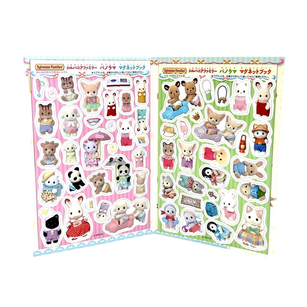 كتاب بانوراما مغناطيسي 2023 Sylvanian Families Calico Critters