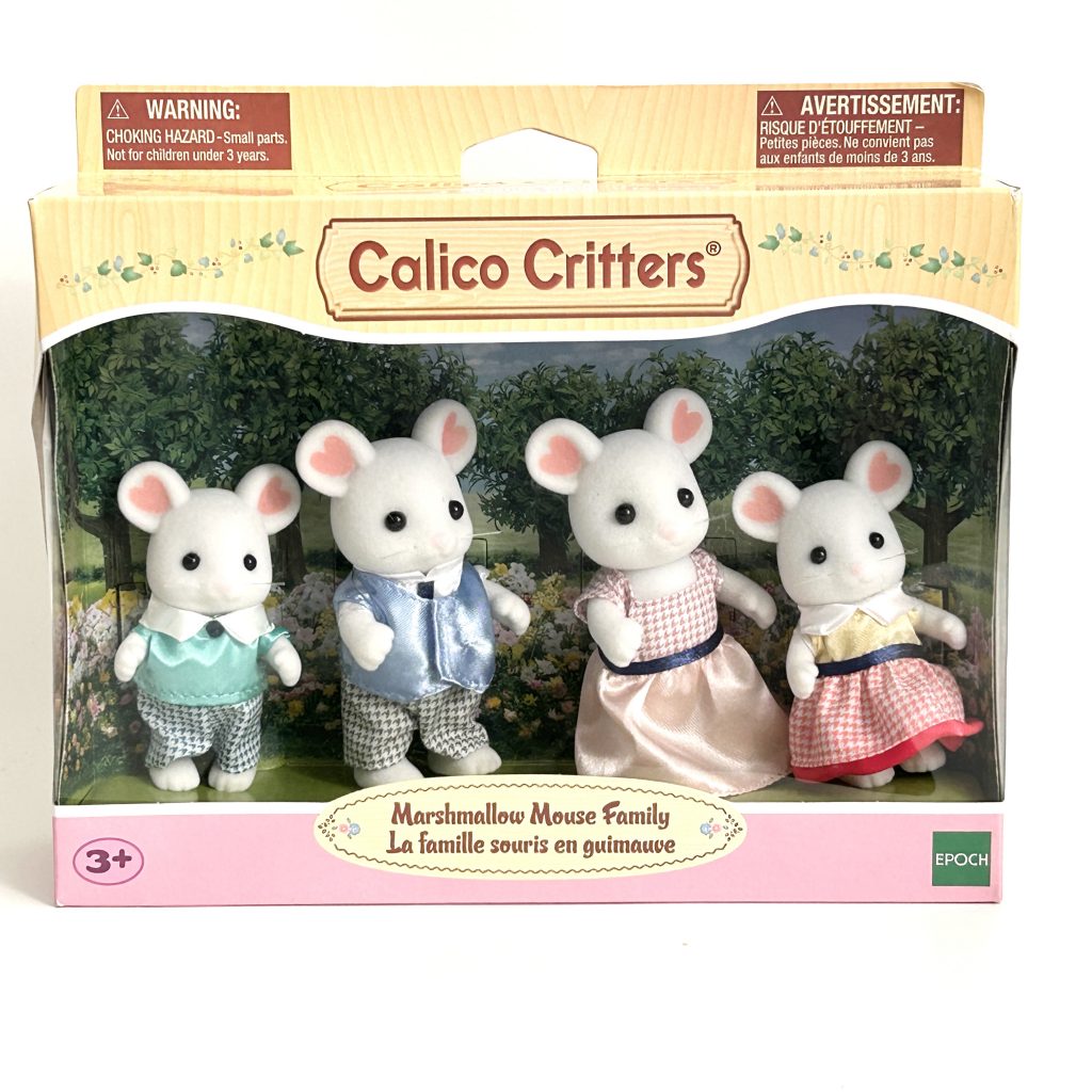 Marshmallow Mouse Family CF1802 Sylvanian Families Calico Critters