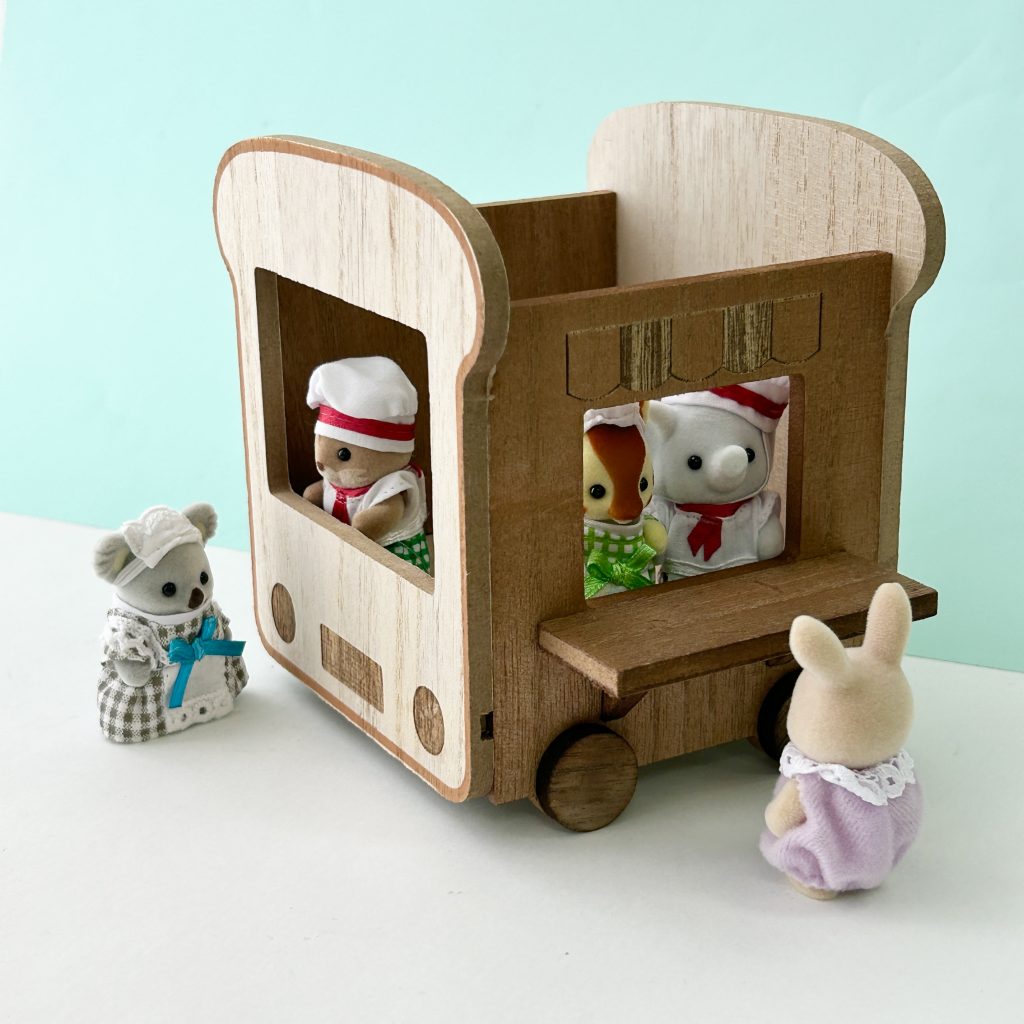 سيارة رغيف الخبز الخشبية الطبيعية للمطبخ