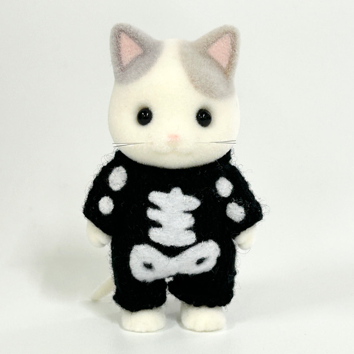 Hand-Knit Skeleton Costume Handmade