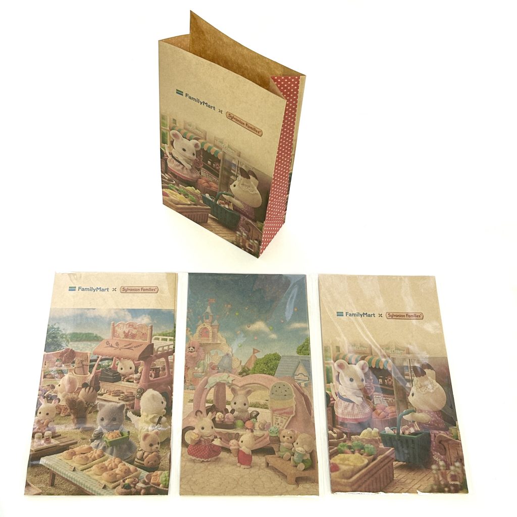 Set de bolsas de papel B Family Mart Sylvanian Families Calico Critters