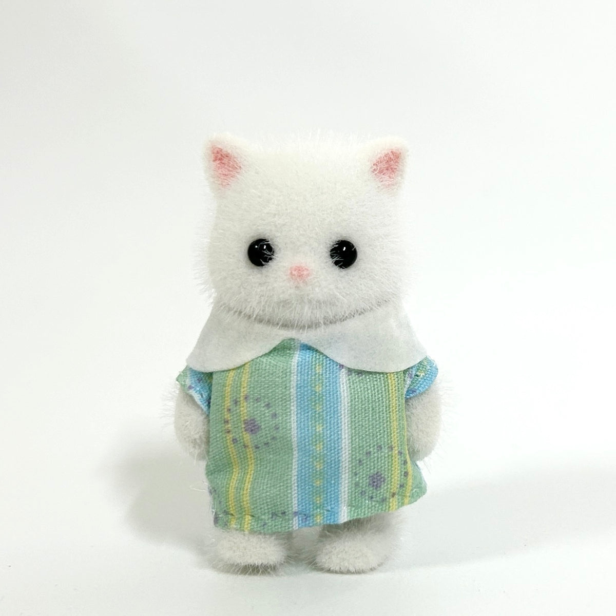 Sylvanian Park Ibaraido Baby Persian Cat Light Blue Stripe Sylvanian Families Calico Critters