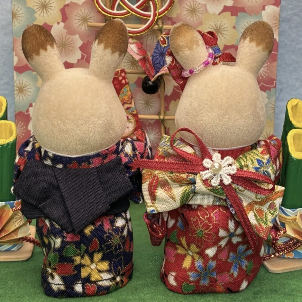 Kimono for Parents Sakura Handmade