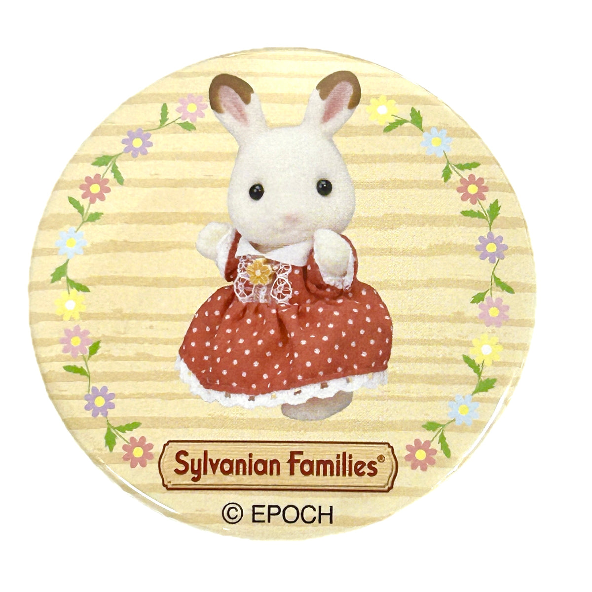 Button Clip Chocolate Rabbit Girl Sylvanian Families Calico Critters