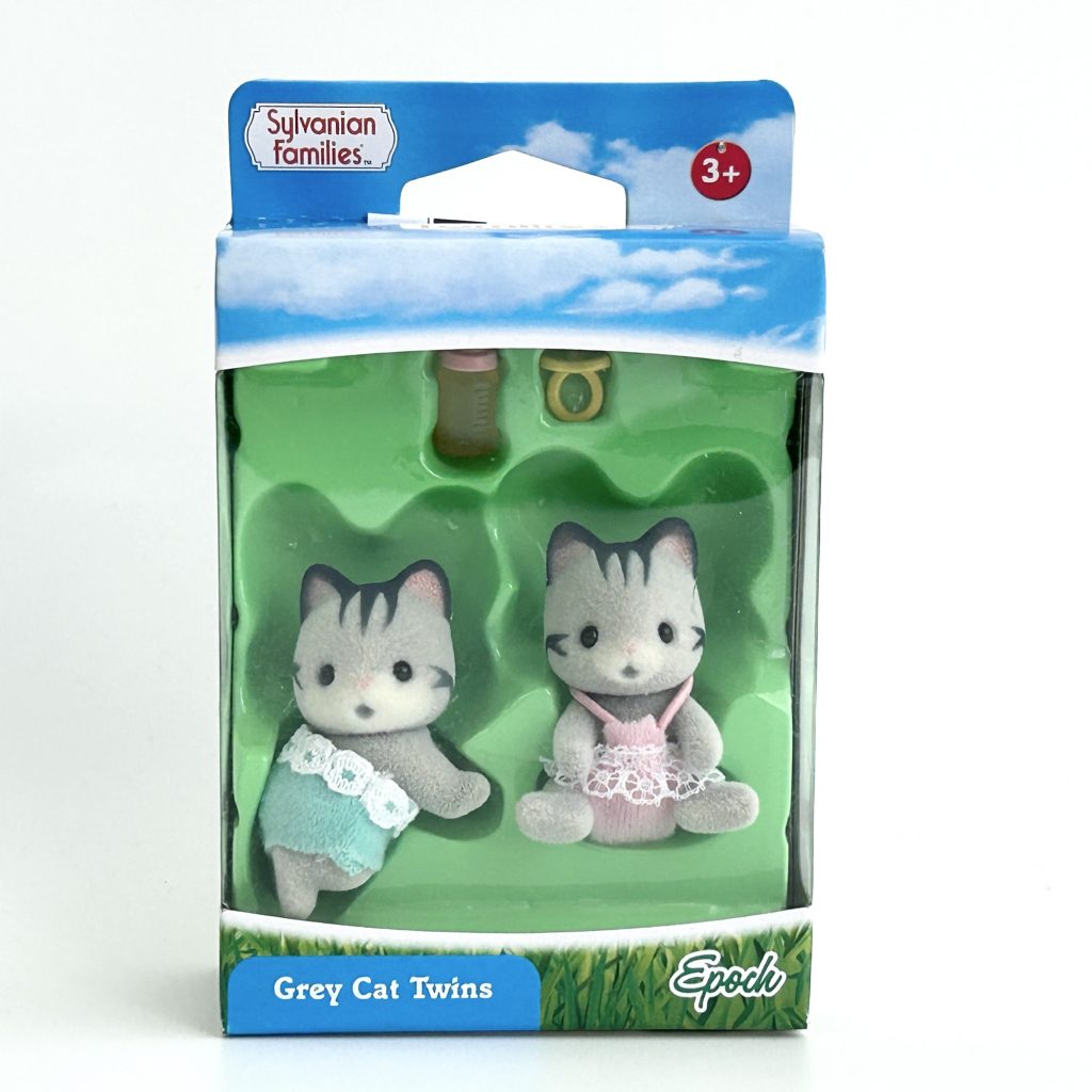 Jumeaux Chats Gris 5084 Familles Sylvanian Calico Critters